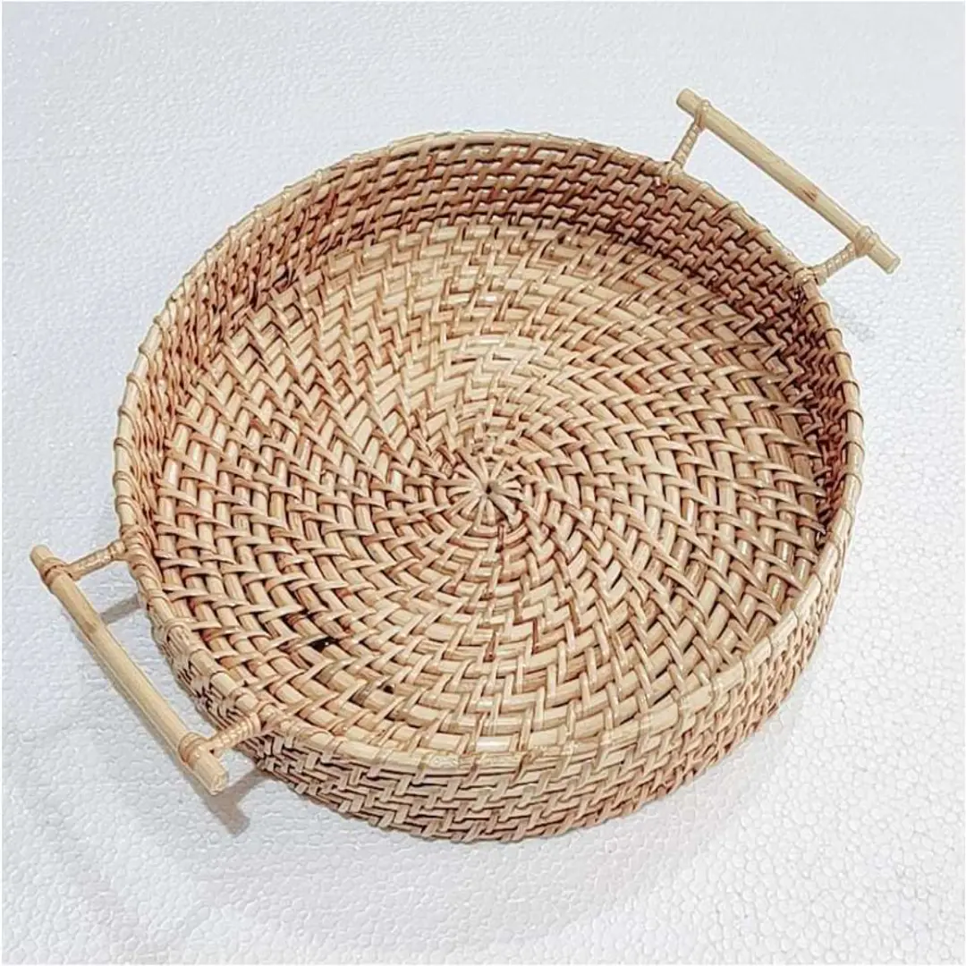 Bamboo Cane Serving Tray