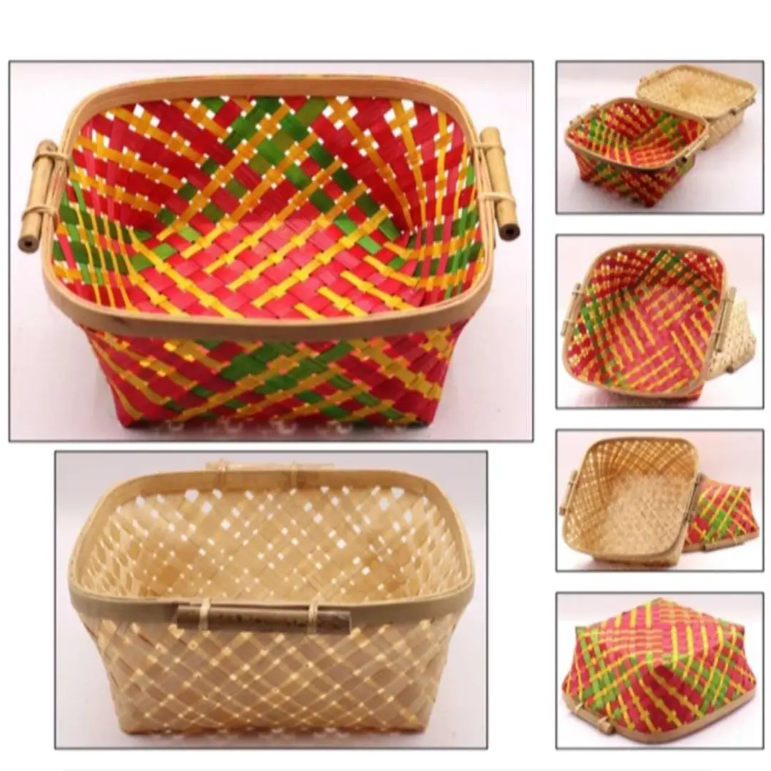 Handwoven Bamboo Basket