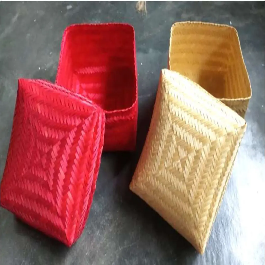 Decorative Bamboo Storage Box