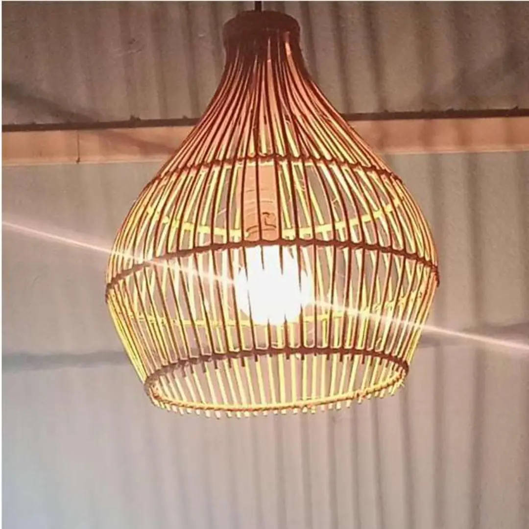 Hanging Bamboo Lampshade