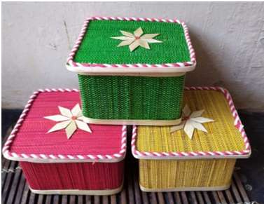 Handcrafted Bamboo Storage Box